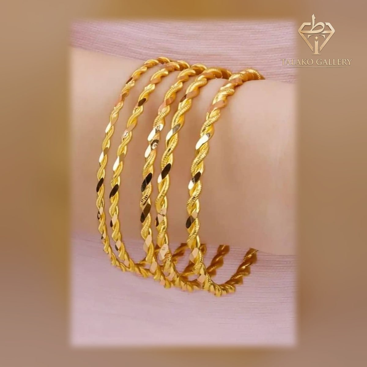النگو پیچ رزوه‌ای — طلای ۱۸ عیار، وزن ۷٫۵ گرم